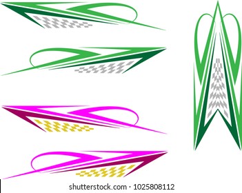 Vehicle Graphics, Stripe : Vinyl Ready Vector Art