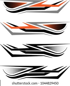 Vehicle Graphics, Stripe : Vinyl Ready Vector Art