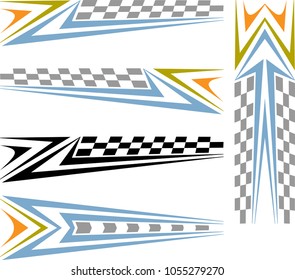 Vehicle Graphics, Stripe : Vinyl Ready Vector Art