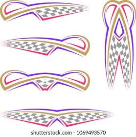 Vehicle Graphics, Stripe : Vinyl Ready Vector Art