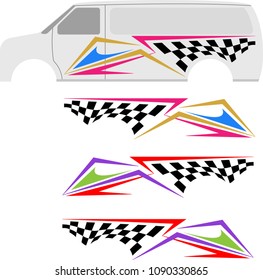 Vehicle Graphics, Stripe : Vinyl Ready Vector Art