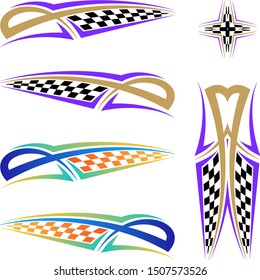 Vehicle Graphics, Stripe : Vinyl Ready Vector Art