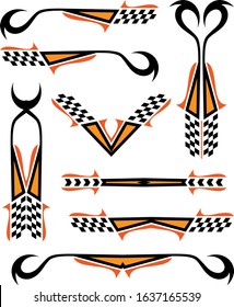 Vehicle Graphics, Stripe : Vinyl Ready Vector Art