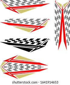 Vehicle Graphics, Stripe : Vinyl Ready Vector Art