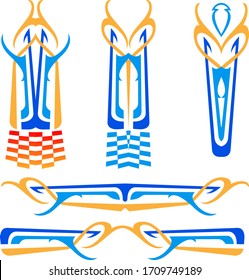 Vehicle Graphics, Stripe : Vinyl Ready Vector Art