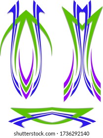 Vehicle Graphics, Stripe : Vinyl Ready Vector Art