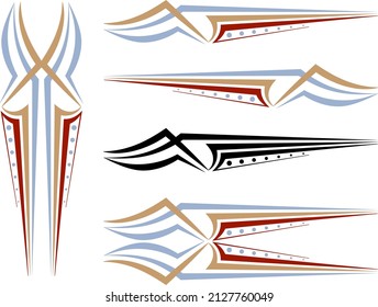 Vehicle Graphics, Stripe : Vinyl Ready Vector Art