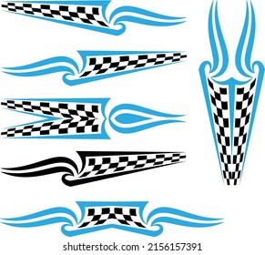 Vehicle Graphics, Stripe : Vinyl Ready Vector Art