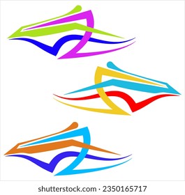 Vehicle Graphics, Stripe : Vinyl Ready Design Vector Art Illustration