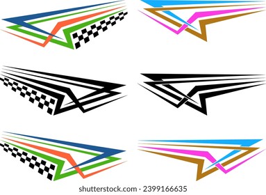 Vehicle Graphics, Stripe : Vinyl Ready Vector Art