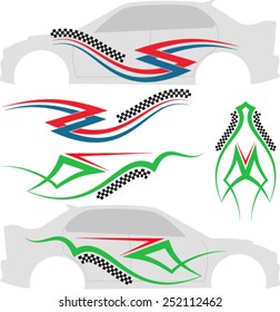 Vehicle Graphics, Stripe : Vinyl Ready Vector Art