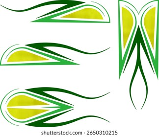 Vehicle Graphics, Stripe : Vinyl Ready Vector Art