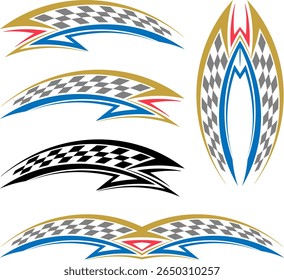 Vehicle Graphics, Stripe : Vinyl Ready Vector Art