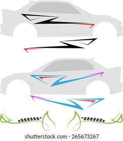 Vehicle Graphics, Stripe : Vinyl Ready Vector Art