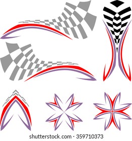 Vehicle Graphics, Stripe : Vinyl Ready Vector Art