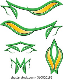 Vehicle Graphics, Stripe : Vinyl Ready Vector Art