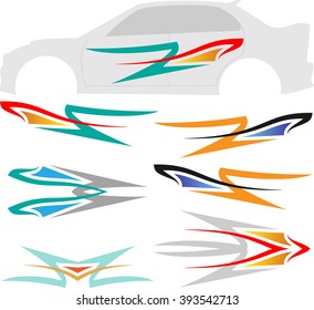 Vehicle Graphics, Stripe : Vinyl Ready Vector Art