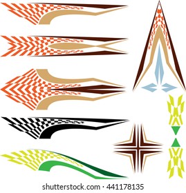 Vehicle Graphics, Stripe : Vinyl Ready Vector Art