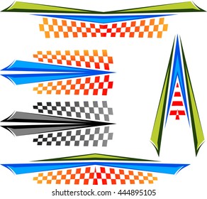 Vehicle Graphics, Stripe : Vinyl Ready Vector Art