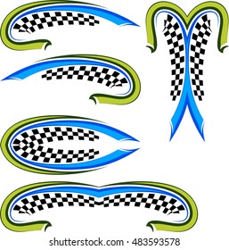 Vehicle Graphics, Stripe : Vinyl Ready Vector Art