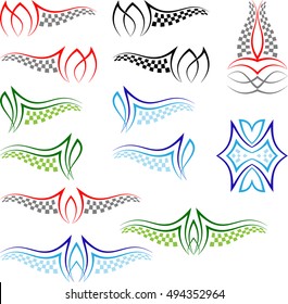 Vehicle Graphics, Stripe : Vinyl Ready Vector Art