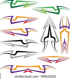 Vehicle Graphics, Stripe : Vinyl Ready Vector Art
