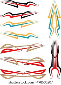 Vehicle Graphics, Stripe : Vinyl Ready Vector Art