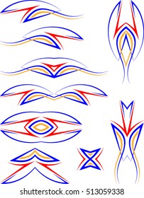 Vehicle Graphics, Stripe : Vinyl Ready Vector Art