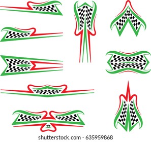 Vehicle Graphics, Stripe : Vinyl Ready Vector Art