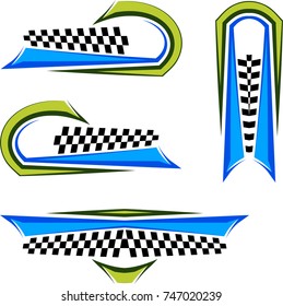 Vehicle Graphics, Stripe : Vinyl Ready Vector Art