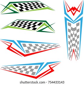 Vehicle Graphics, Stripe : Vinyl Ready Vector Art