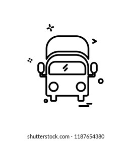 Vehicle icon design vector