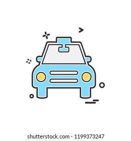 Vehicle icon design vector