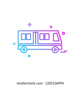 Vehicle icon design vector