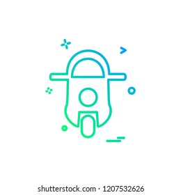 Vehicle icon design vector