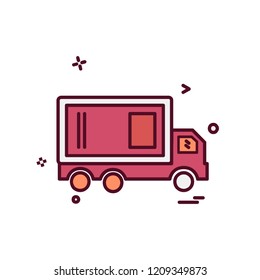 Vehicle icon design vector