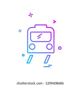 Vehicle icon design vector