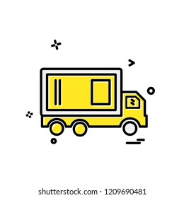 Vehicle icon design vector
