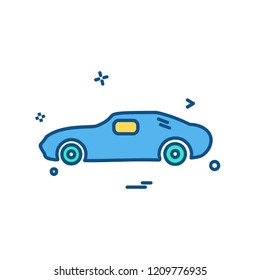 Vehicle icon design vector