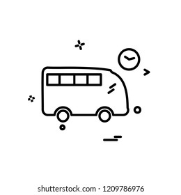 Vehicle icon design vector
