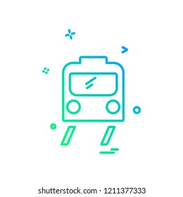 Vehicle icon design vector