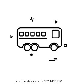 Vehicle icon design vector