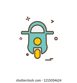 Vehicle icon design vector