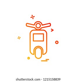 Vehicle icon design vector