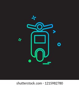 Vehicle icon design vector