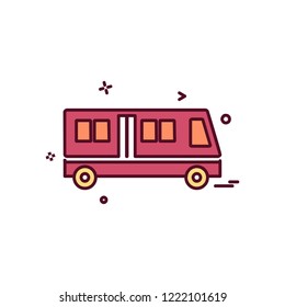 Vehicle icon design vector