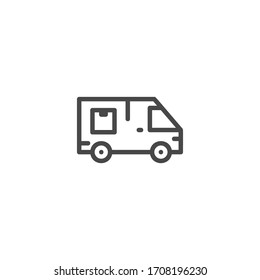 Icono del vehículo vector plano