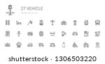 vehicle icons set. Collection of vehicle with bicycle, products, ambulance, bus, tractor, subway, train, car, driver, washing, heliport, parking meter. Editable and scalable vehicle icons.