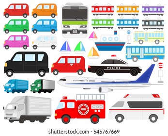 Vehicle illustration collection