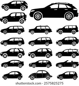 Vehicle insurance illustration set. Characters buying car, bicycle and motorbike insurance policy with full coverage and protection.